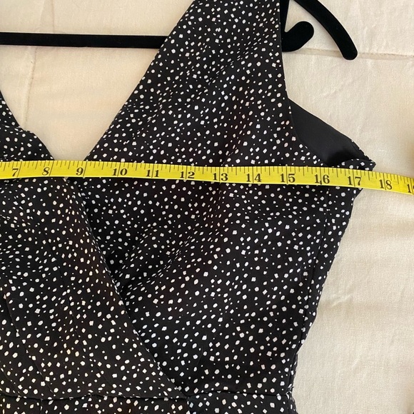 Sam Edelman Jumpsuit Black and White Polka Dot - Picture 12 of 12